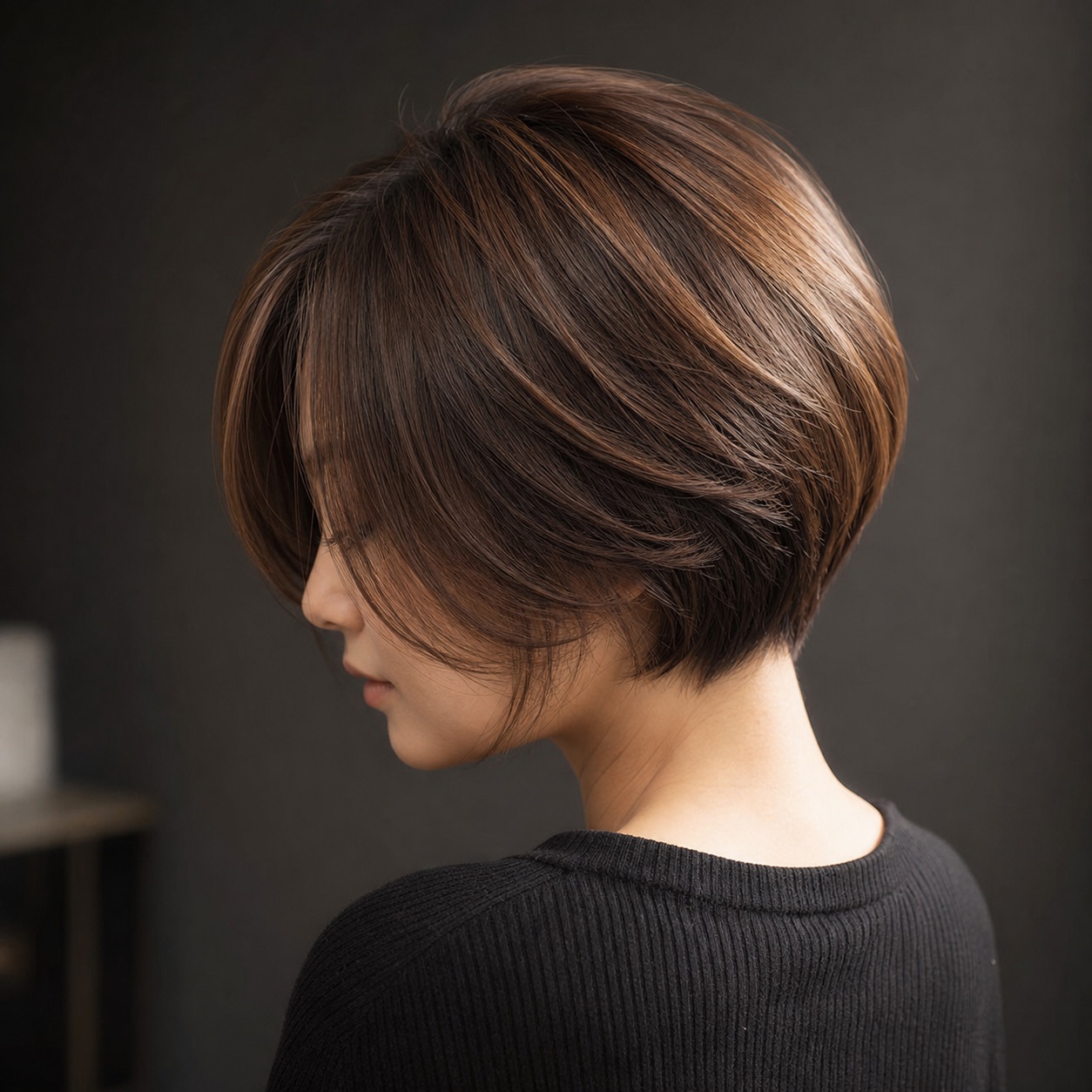 ショートボブのヘアスタイル